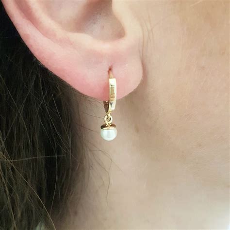 14k Gold Drop Earrings | abmwater.com