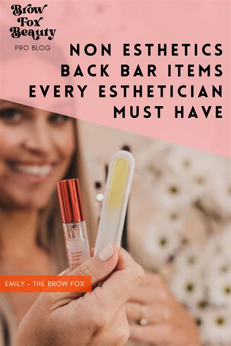 Non-esthetics Back bar items every esthetician must have – Brow Fox Beauty