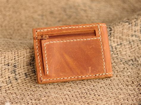 Bifold Wallet in Diesel Toffee Leather - NAVA APPAREL SA