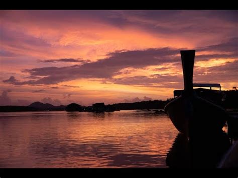 Thailand amazing sunset - sunset photography - phang nga bay - YouTube
