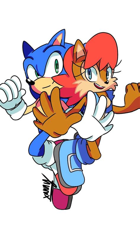 Sonic and Sally by sonicboomnextgen on DeviantArt | Sonic, Archie comics characters, Sonic art