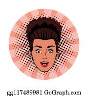 900+ Royalty Free Young Woman Face Avatar Cartoon Clip Art - GoGraph