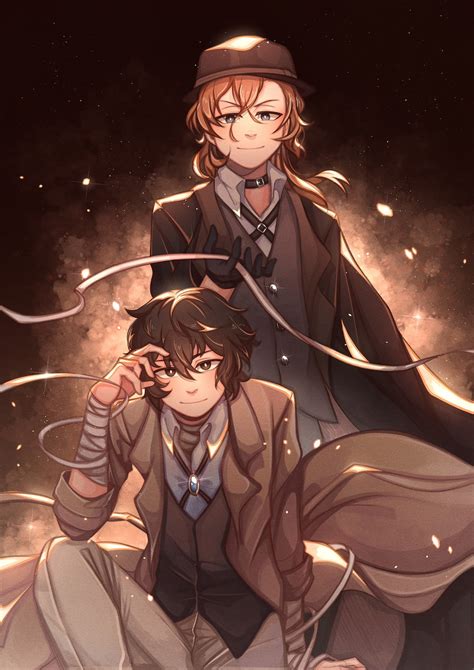 Soukoku Dazai Osamu and Chuuya Nakahara Print - Etsy