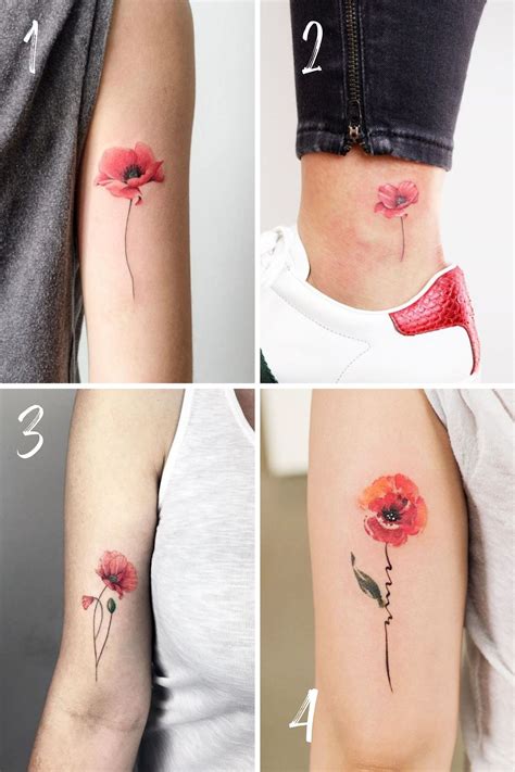 Share 76+ black poppy flower tattoo super hot - in.cdgdbentre