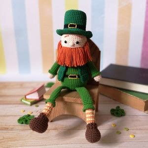 Crochet Leprechaun Doll Pattern St Patrick's Day Decor - Etsy