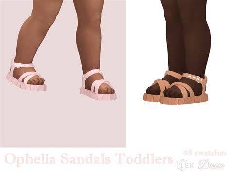 The Sims Resource - Ophelia Sandals Toddlers