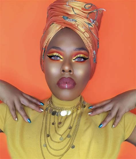 For more pins like this, follow me @ihaveaname | African makeup, Cute makeup, Colorful makeup
