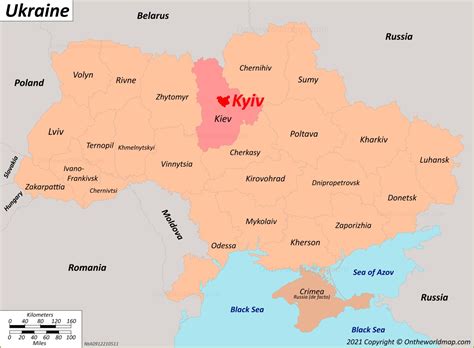 Kyiv Map | Ukraine | Detailed Maps of Kyiv (Kiev)