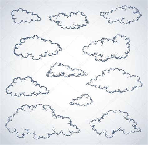 Cumulus Cloud Drawing at GetDrawings | Free download