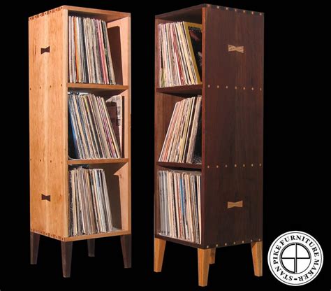 Deluxe Vertical Vinyl Record Album Storage Cabinet by stanpike