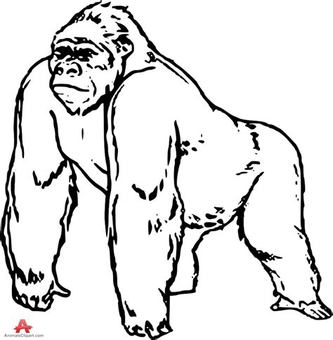 Download High Quality gorilla clipart black Transparent PNG Images ...