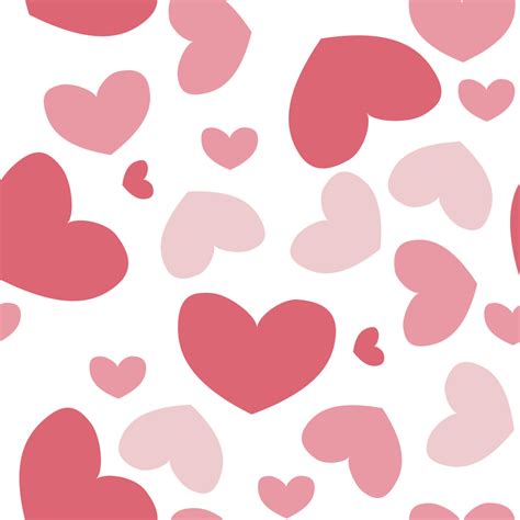 Pink Heart Pattern Background