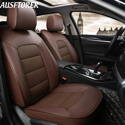 AUSFTORER Custom Cowhide Cover Car Seats for Jaguar XJ Automobiles Seat ...