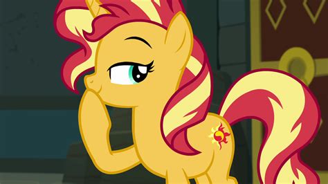 Image - Sunset Shimmer smirking slyly at Twilight EGFF.png | My Little Pony Friendship is Magic ...