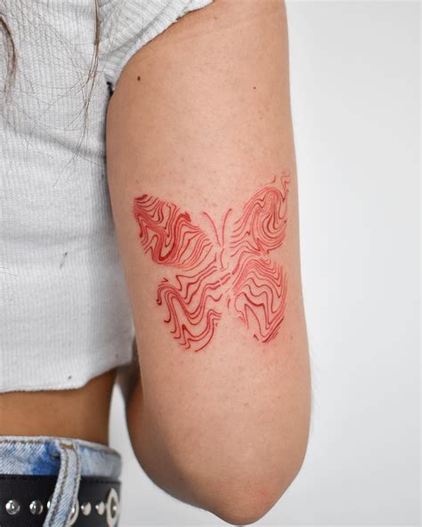 46 Red Butterfly Tattoo Designs with Meanings That Will Amaze You