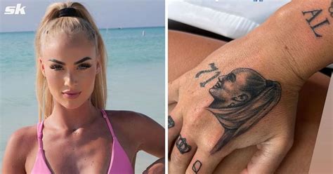 Alisha Lehmann gets tattoo of herself on arm after WSL season with Aston Villa