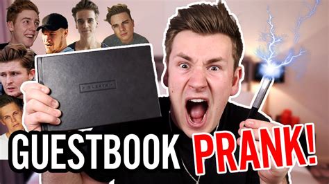 SHOCKING GUESTBOOK PRANK ON MY FRIENDS AND FAMILY - YouTube