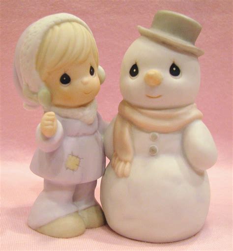 Precious Moments Sugar Town Katy Lynne Snowman Figurine 529524 ...