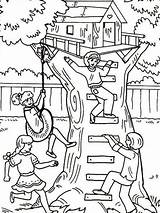 Free Tree House Coloring Pages  Home sketch template