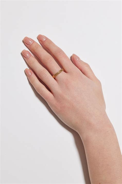 Gold Dore Ring | Suud Collection