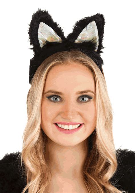 Light-Up Black Cat LumenEars Headband - Halloween Costume Ideas
