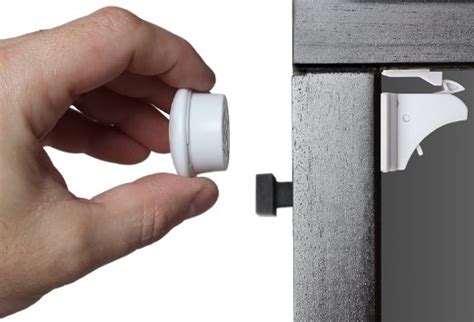 Safety Baby Magnetic Cabinet Locks – No Tools Or Screws Needed, 4 Locks + 1 Key – ONLY $19.90 ...
