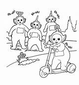 transmissionpress Teletubbies Coloring Pages sketch template