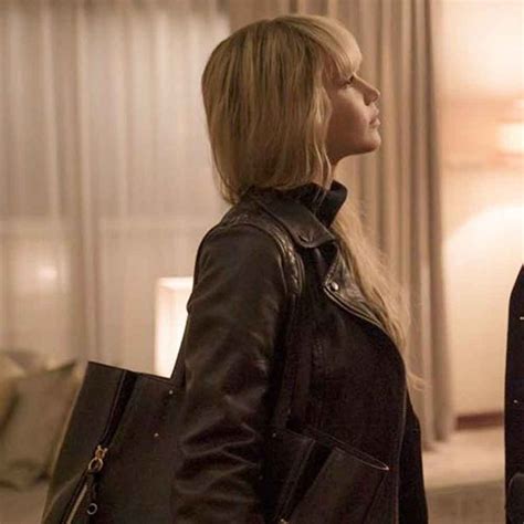 Red Sparrow Jennifer Lawrence (Dominika Egorova) Jacket - Leather Outwears