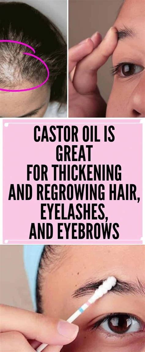 Castor Oil Is Great For Thickening And Regrowing Hair, Eyelashes, And ...