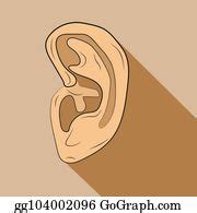 900+ Human Ear Icon Vector Pictogram Illustration Cartoon | Royalty ...