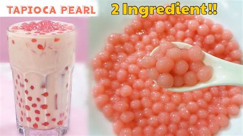 Strawberry Boba Pearls Recipe Without Tapioca Starch | Deporecipe.co