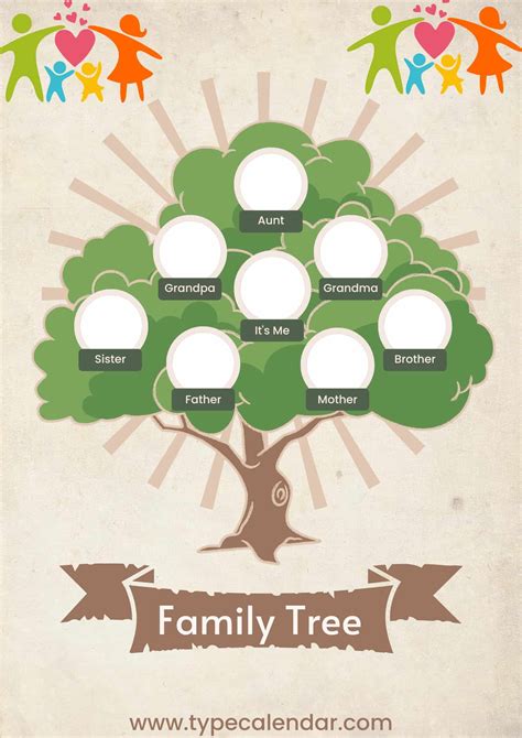 Free Printable Family Tree Templates [PDF, Word, Excel] +Editable