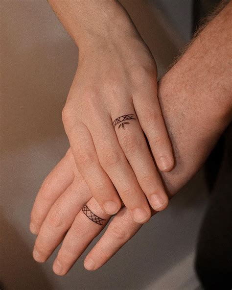 20 Wedding Ring Tattoo Ideas - Mom's Got the Stuff