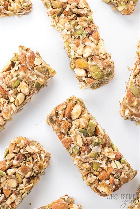 BEST Sugar-free Keto Low Carb Granola Bars Recipe - Learn how to make ...