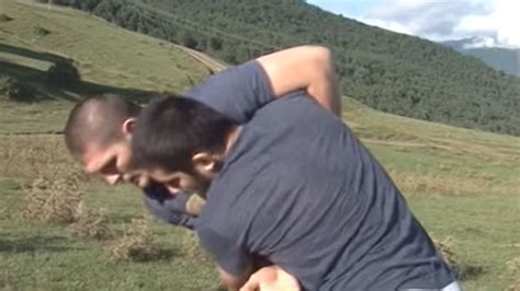 Video: Khabib Nurmagomedov Old School Training in Dagestan Mountains ...