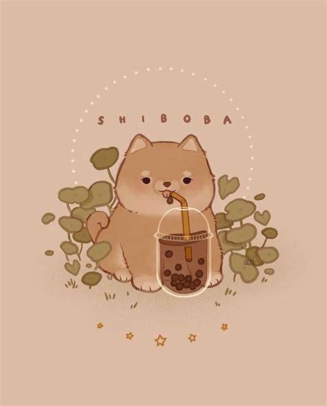 Download Cute Kawaii Aesthetic Shiboba Wallpaper | Wallpapers.com