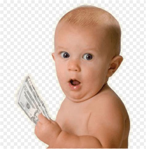 Baby Holding Cash - Surprised Baby Face PNG Transparent With Clear Background ID 248810 | TOPpng