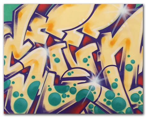 GRAFFITI ARTIST SEEN - "Wildstyle 16" Aerosol on Canvas | DirtyPilot