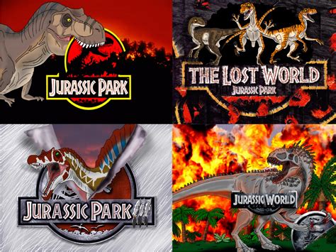 Jurassic Park Franchise Titles by TrefRex on DeviantArt