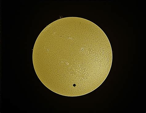 Transit of Venus in H-alpha | JR Paulson - Sky & Telescope - Sky ...