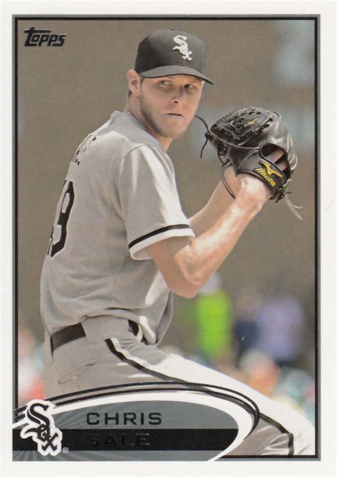 Chris Sale 2012 Topps Series 1 Card #149 - Baseball Cards