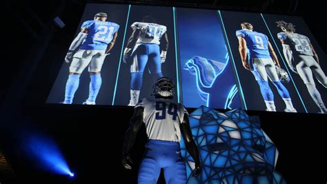 Detroit Lions' new uniforms include throwback, Color Rush jerseys