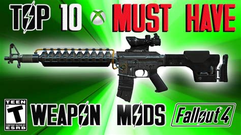 Fallout 4 Top 10 MUST HAVE Weapon Mods - YouTube