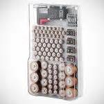 The Battery Organizer Storage Case Holds 93 Different Size Batteries