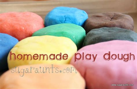 Play Dough Recipe Without Cream of Tartar - The OT Toolbox | Playdough, Homemade playdough, Fine ...