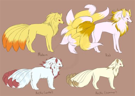 Queso Does the Art Thing, I decided to revamp the designs for my vulpix...