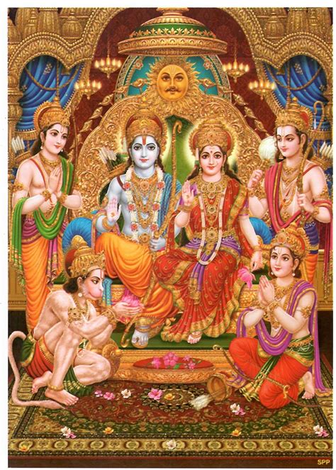 Sri Ram Darbar Poster Poster - Etsy