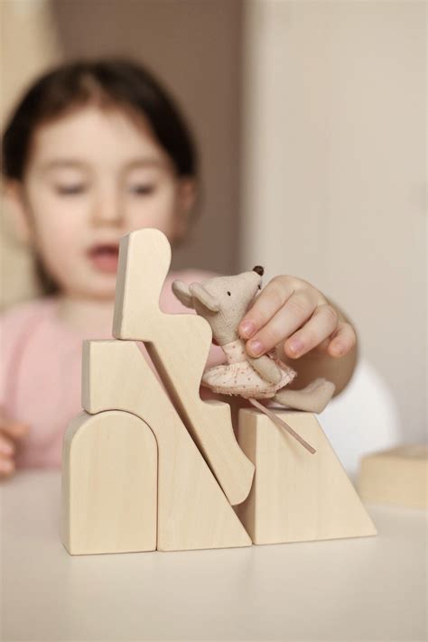 Montessori Wooden Stacking Toy | Деревянные игрушки, Педиатрия