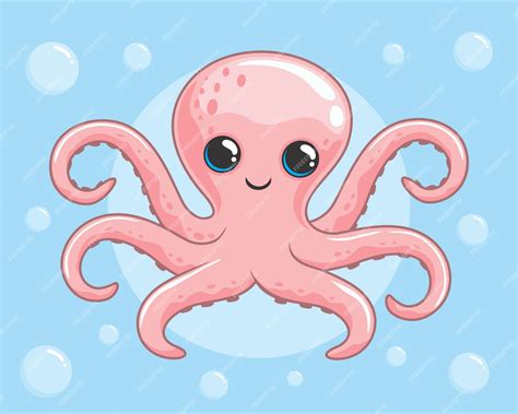 Premium Vector | Cute octopus cartoon underwater animals