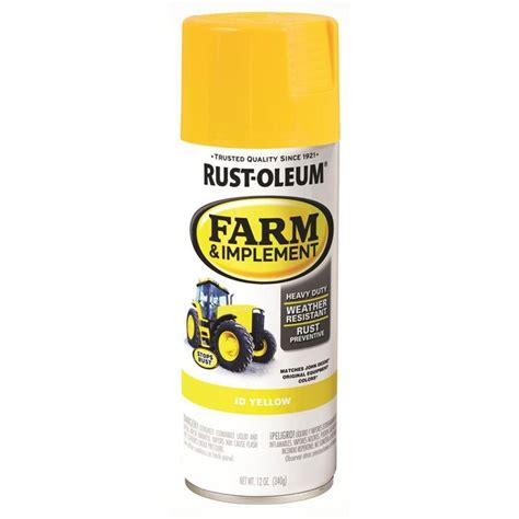 Rust-Oleum Gloss J.D. Yellow Spray Paint (NET WT. 12-oz) in the Spray Paint department at Lowes.com